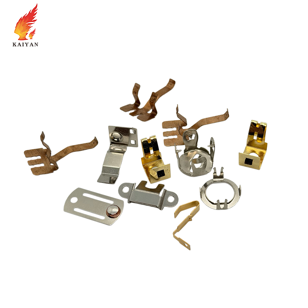 OEM Design Silver Nickel Contact Metal Spring Clip For Circuit ...